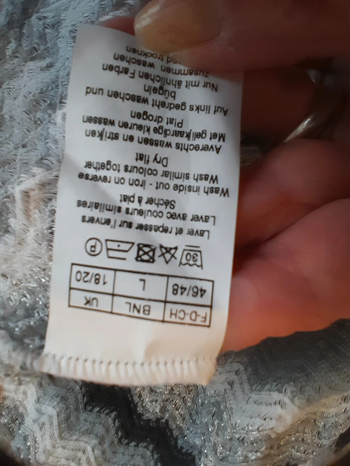 Blusa feminina de mangas 3/4, Marca Damart, Tamanho 46/48 – photo 6